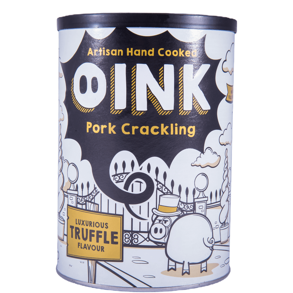 Oink Artisan Truffle & Herb Pork Crackling 180g
